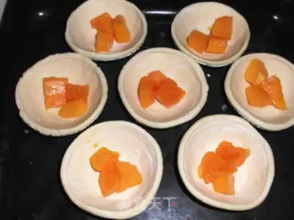Make Pumpkin egg dumplings step 2