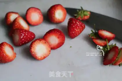 Make Strawberry Dafu step 3