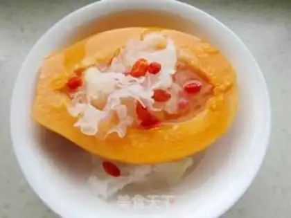 Make Silver-ear papaya step 5