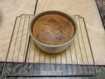 Make Caramel apple flip cake step 15