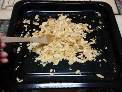 Make Caramel apple flip cake step 18