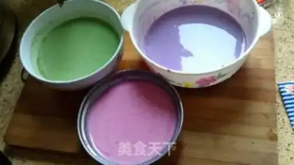 Make Colored vegetable burrito step 4