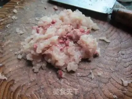 Make Fish sausage step 1