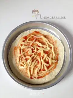 Make Pine sauce pizza step 16