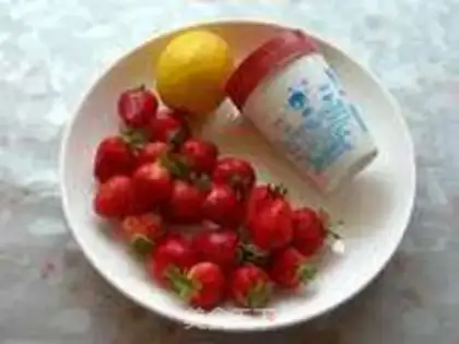 Make Strawberry ice step 0
