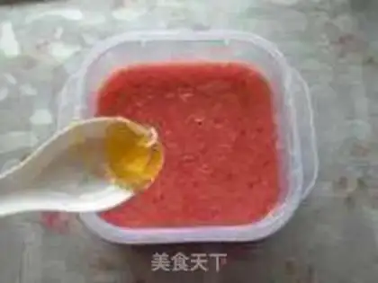 Make Strawberry ice step 5