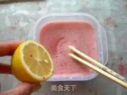 Make Strawberry ice step 6