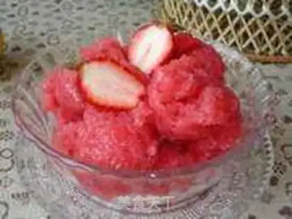 Make Strawberry ice step 8