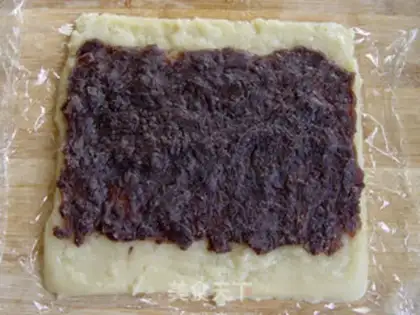 Make Bean-salary hoof cake step 4
