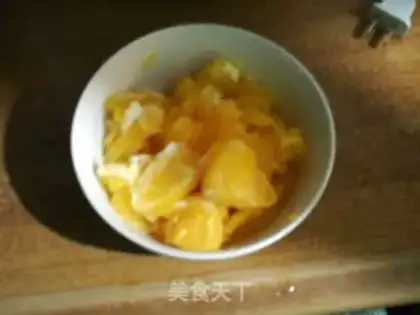 Make Fresh orange red honey juice step 2