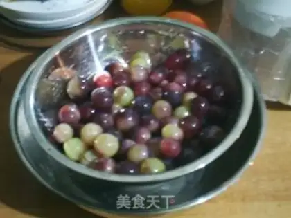 Make Fresh orange red honey juice step 3