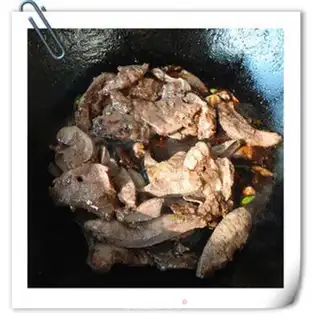 Make Garlic fried liver step 7