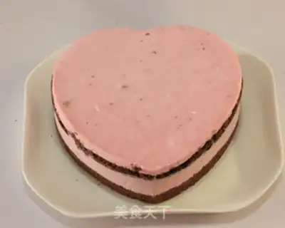 Make Strawberry mousse cake step 27