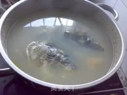 Make Onion fish head soup step 8
