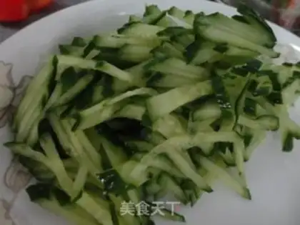 Make Pig ears with cucumbers step 1