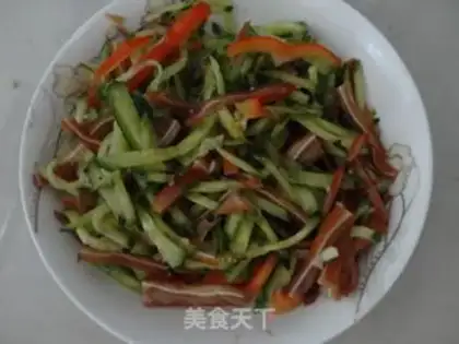 Make Pig ears with cucumbers step 6