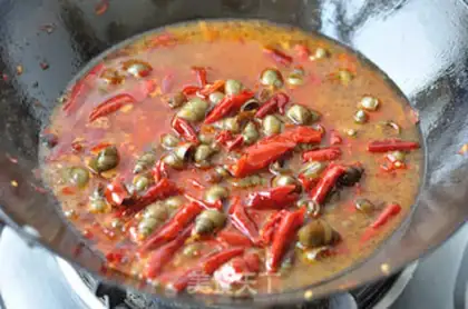 Make Spicy snail step 12