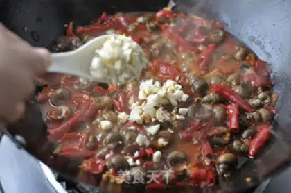 Make Spicy snail step 13
