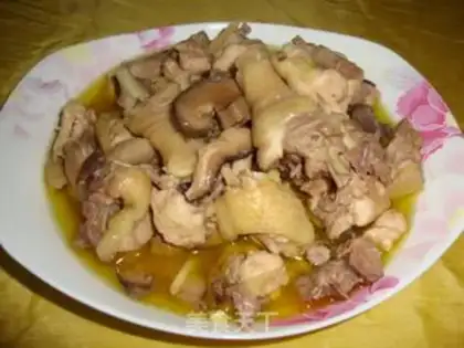 Make Tea and mushroom steam chicken step 4