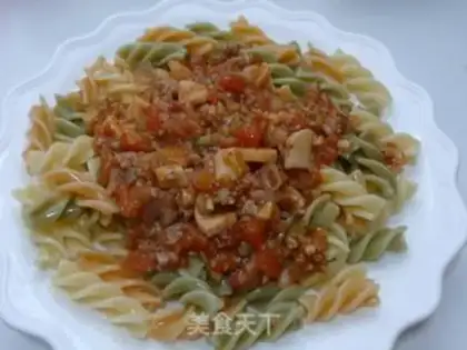 Make Spiral noodles step 17