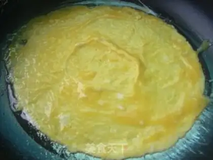 Make Frozen egg silk step 3