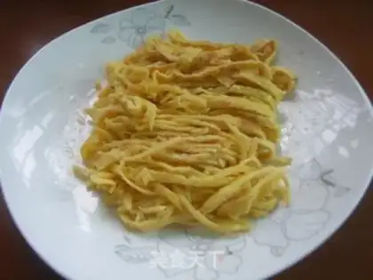 Make Frozen egg silk step 4
