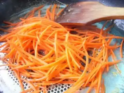 Make Frozen egg silk step 5
