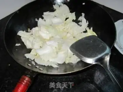 Make Creaming cabbage step 1