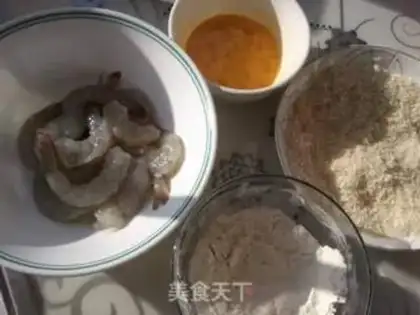 Make Fry shrimp step 1