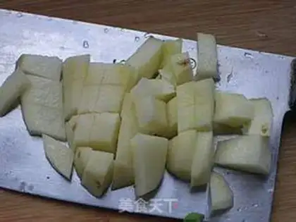 Make Potato citrus milk step 1