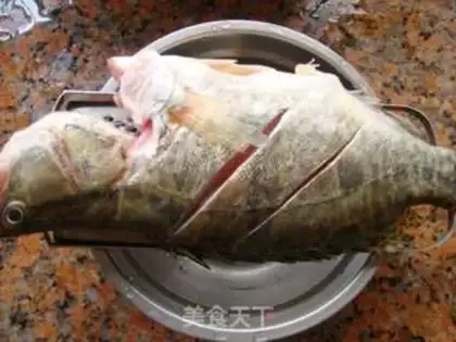 Make Cinnamon fish step 1