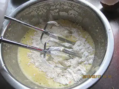 Make A cup of paper and a little cake step 5