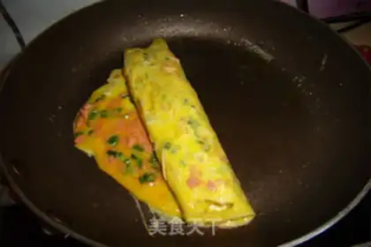 Make A thick egg burn step 3