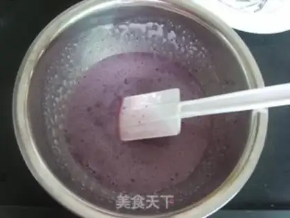 Make Blueberry mousse cake step 5