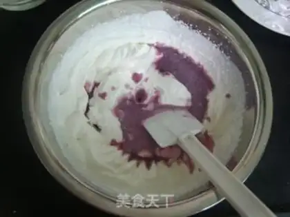 Make Blueberry mousse cake step 7