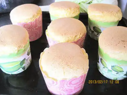 Make A cup of paper and a little cake step 13