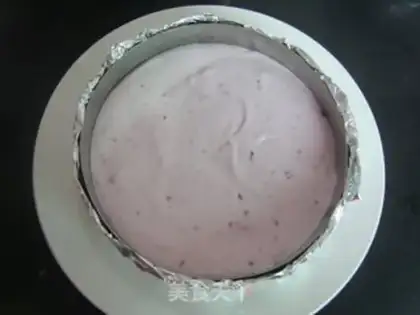 Make Blueberry mousse cake step 12