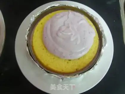 Make Blueberry mousse cake step 14