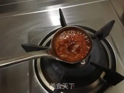 Make Caramel milk tea step 4