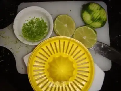 Make Crab butter and fruit salad step 7