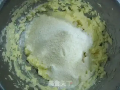 Make Pistachio pound cake step 3