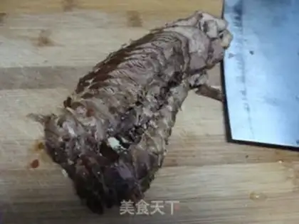 Make Garlic beef step 1
