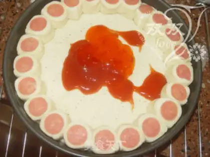 Make Pizza on the sauerkraut step 19