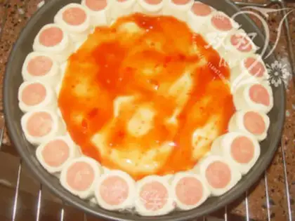 Make Pizza on the sauerkraut step 20