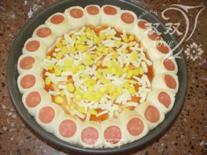 Make Pizza on the sauerkraut step 23