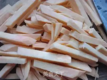 Make Potato peanut congee step 1