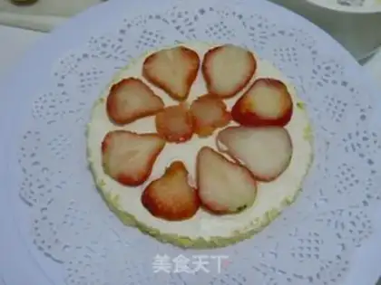 Make Butter strawberry cake step 5