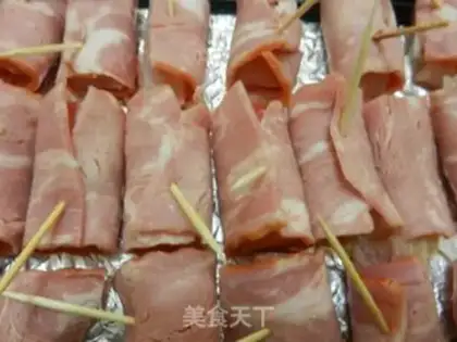 Make Bacon rolls step 2