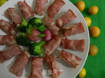 Make Bacon rolls step 4