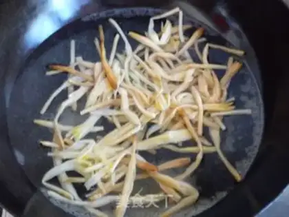 Make Mustard fan yellow cabbage step 4